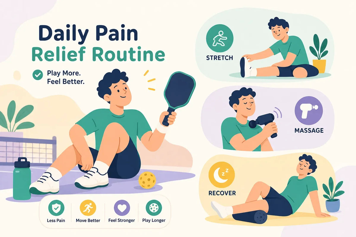 The Daily Pain Relief Routine Every Pickleball Player Needs