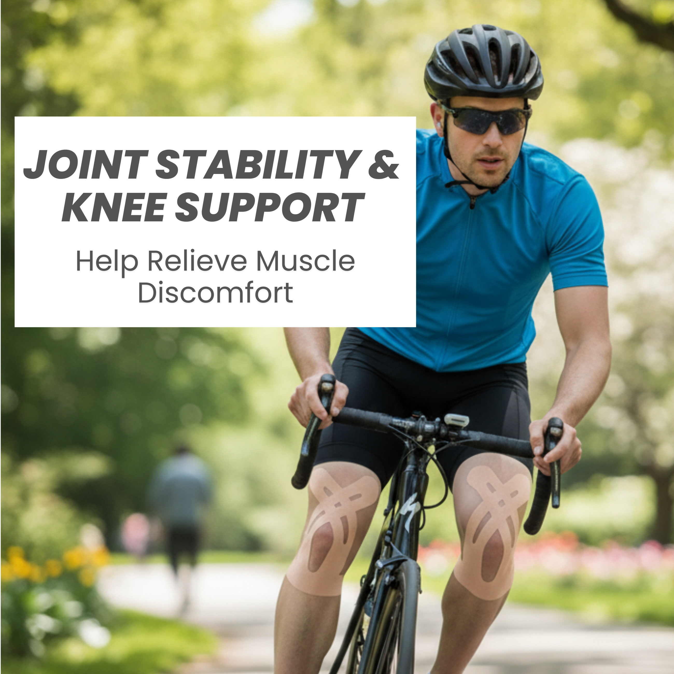 MoveWell Co Precut Kinesiology Tape for Knee Support, 12 Pack