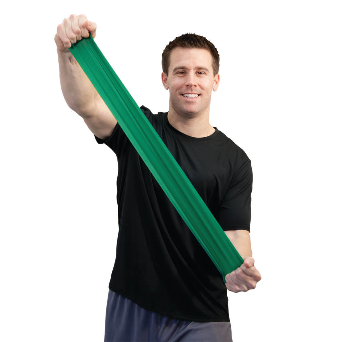CanDo Theraband Sup R Band Latex Free Green Medium Exercise & Therapy Band Rehab