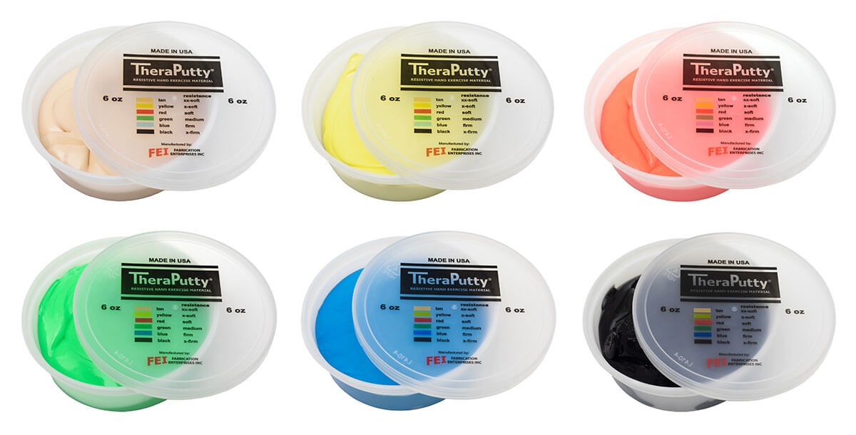 Theraputty Standard Exercise Putty - 2 3 4 & 6oz - CanDo