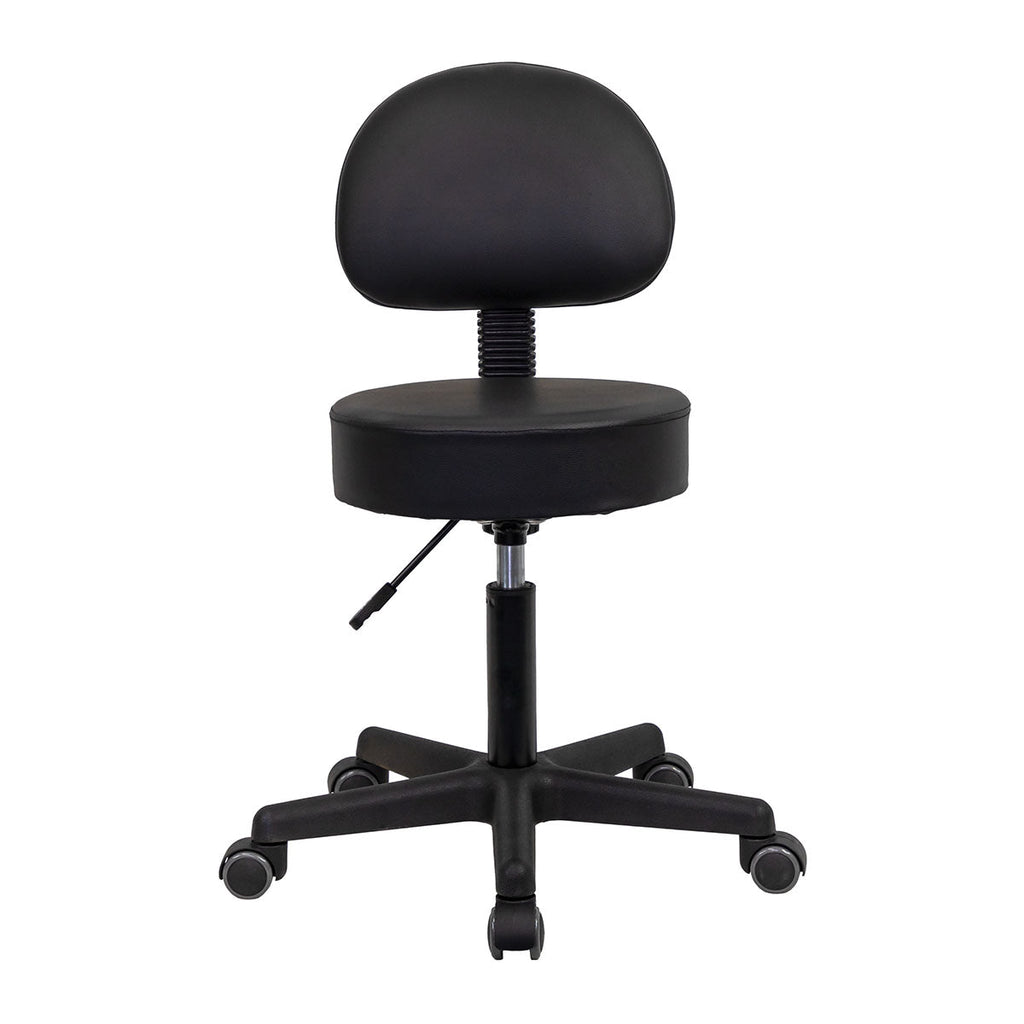 CanDo Pneumatic Rolling Swivel Stool - With/Without Backrest
