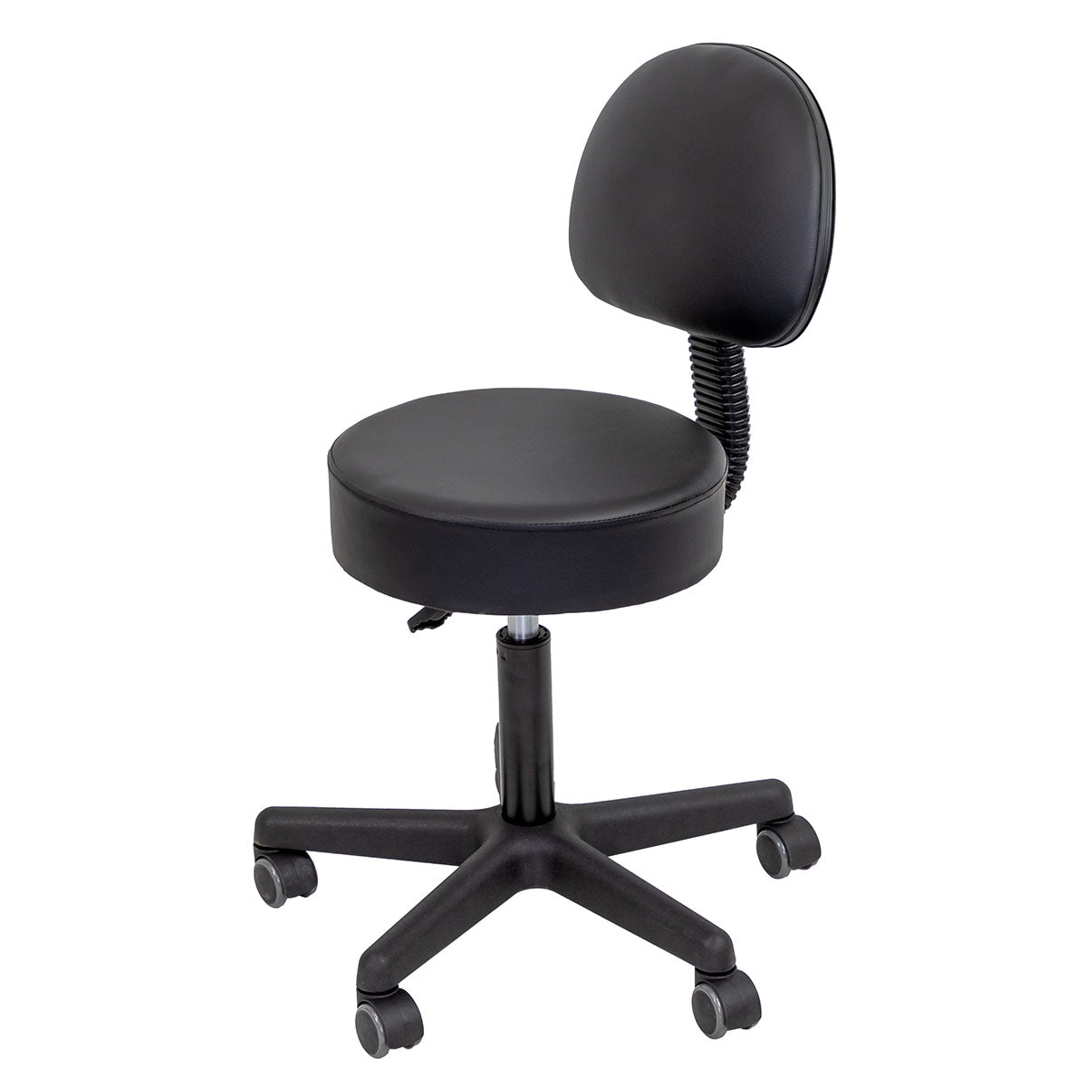 CanDo Pneumatic Rolling Swivel Stool - With/Without Backrest