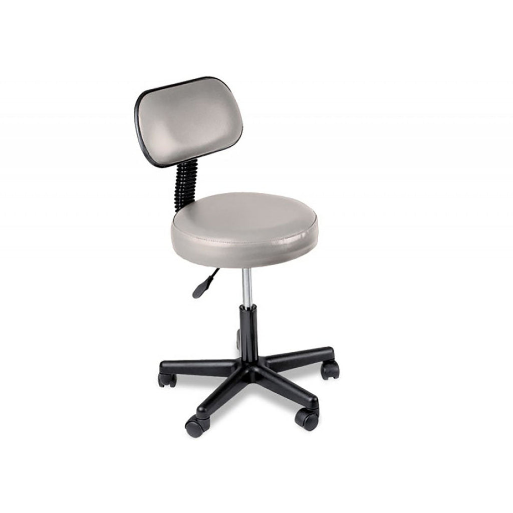 CanDo Pneumatic Rolling Swivel Stool - With/Without Backrest