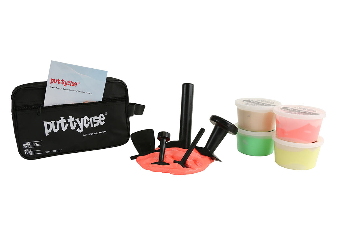 Theraputty & Puttycise Exercise Putty & 5 Piece Tool Set - CanDo