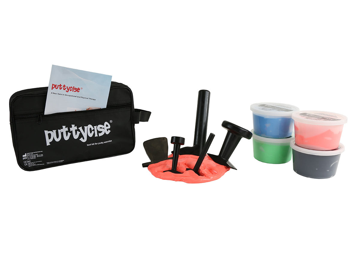 Theraputty & Puttycise Exercise Putty & 5 Piece Tool Set - CanDo