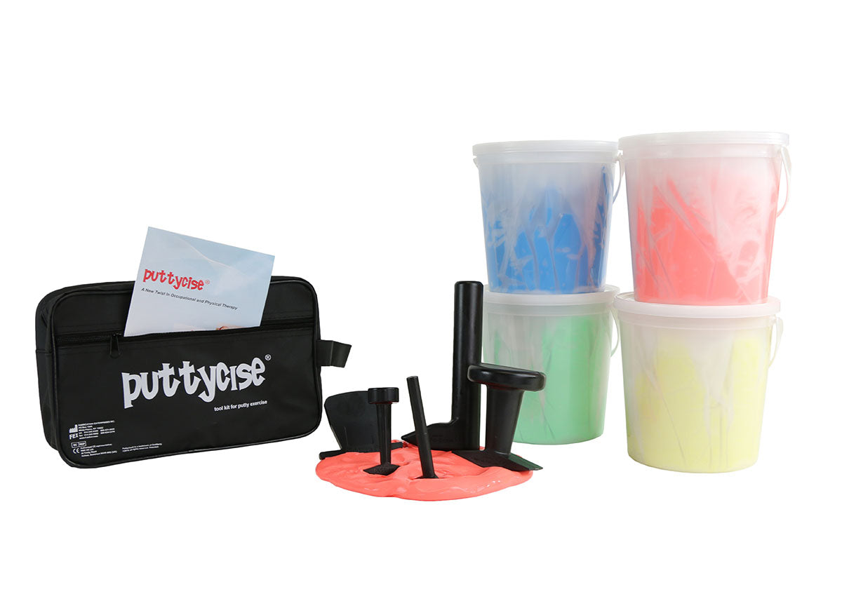 Theraputty & Puttycise Exercise Putty & 5 Piece Tool Set - CanDo