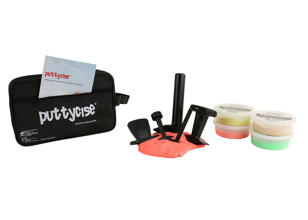 Theraputty & Puttycise Exercise Putty & 5 Piece Tool Set - CanDo