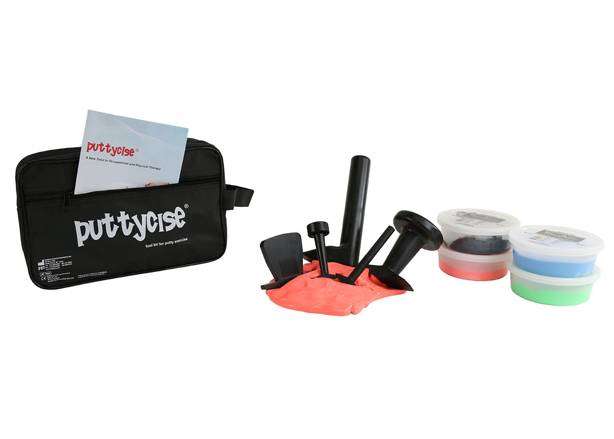 Theraputty & Puttycise Exercise Putty & 5 Piece Tool Set - CanDo