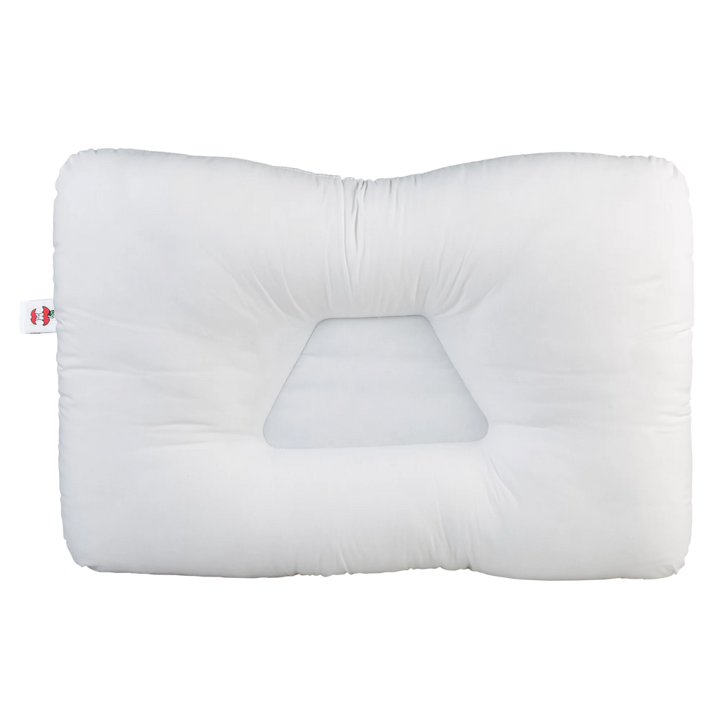 White core products cervical pillow on a white background